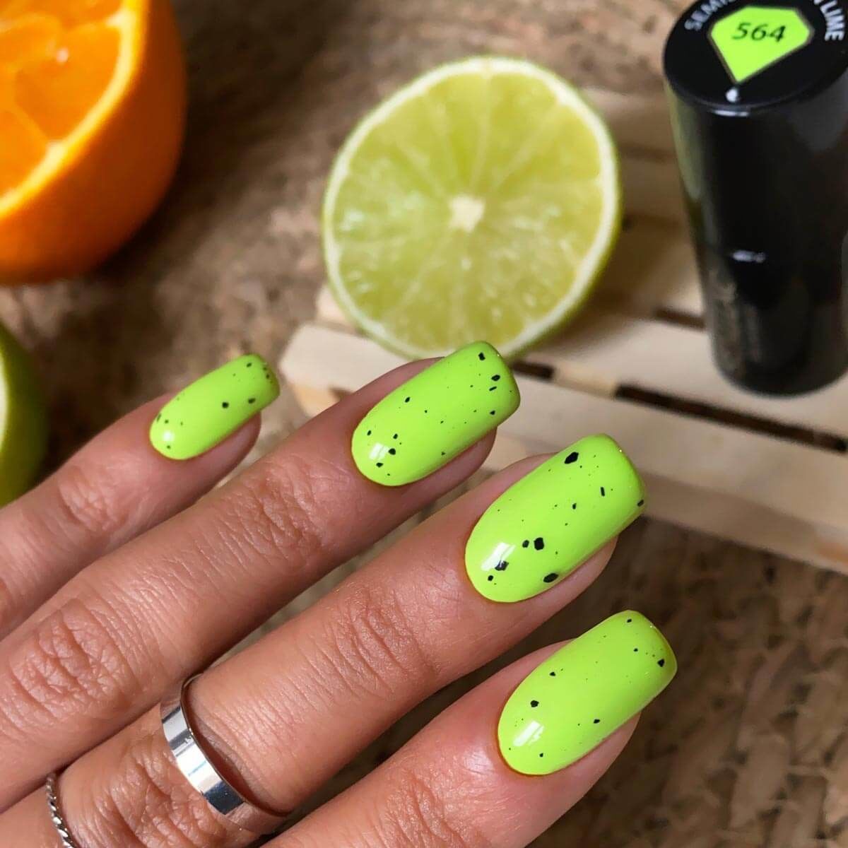 Semilac 564 Neon Lime UV Gel Polish 7ml - Pukka Nails